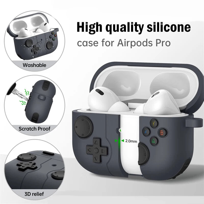 Accessories For Airpods Pro 2 3D Gamepad Gameboy  Airpods 1/2/3