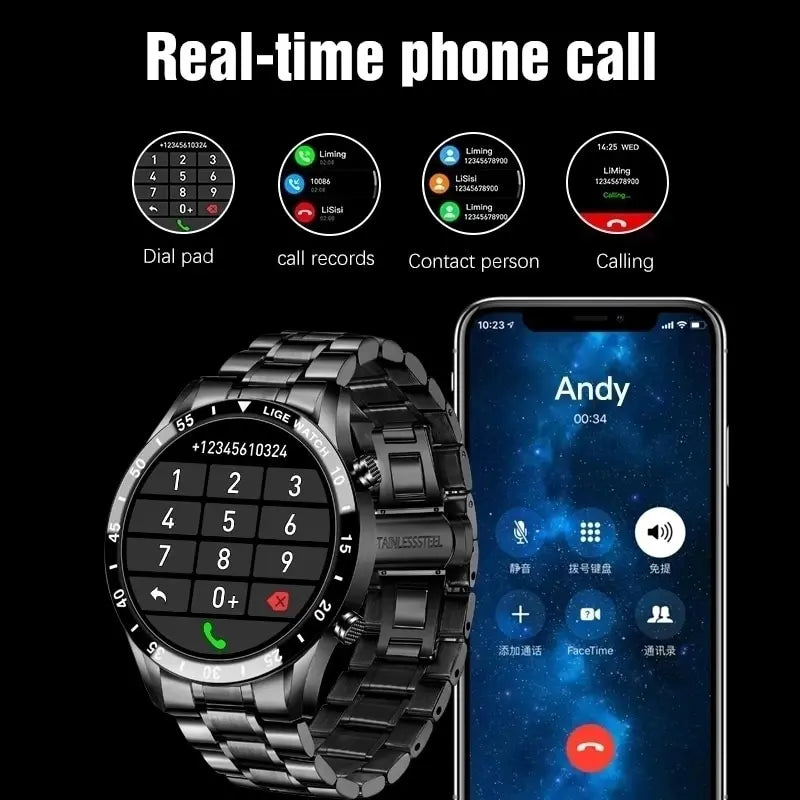 Smartwatch with Bluetooth Lige 2024